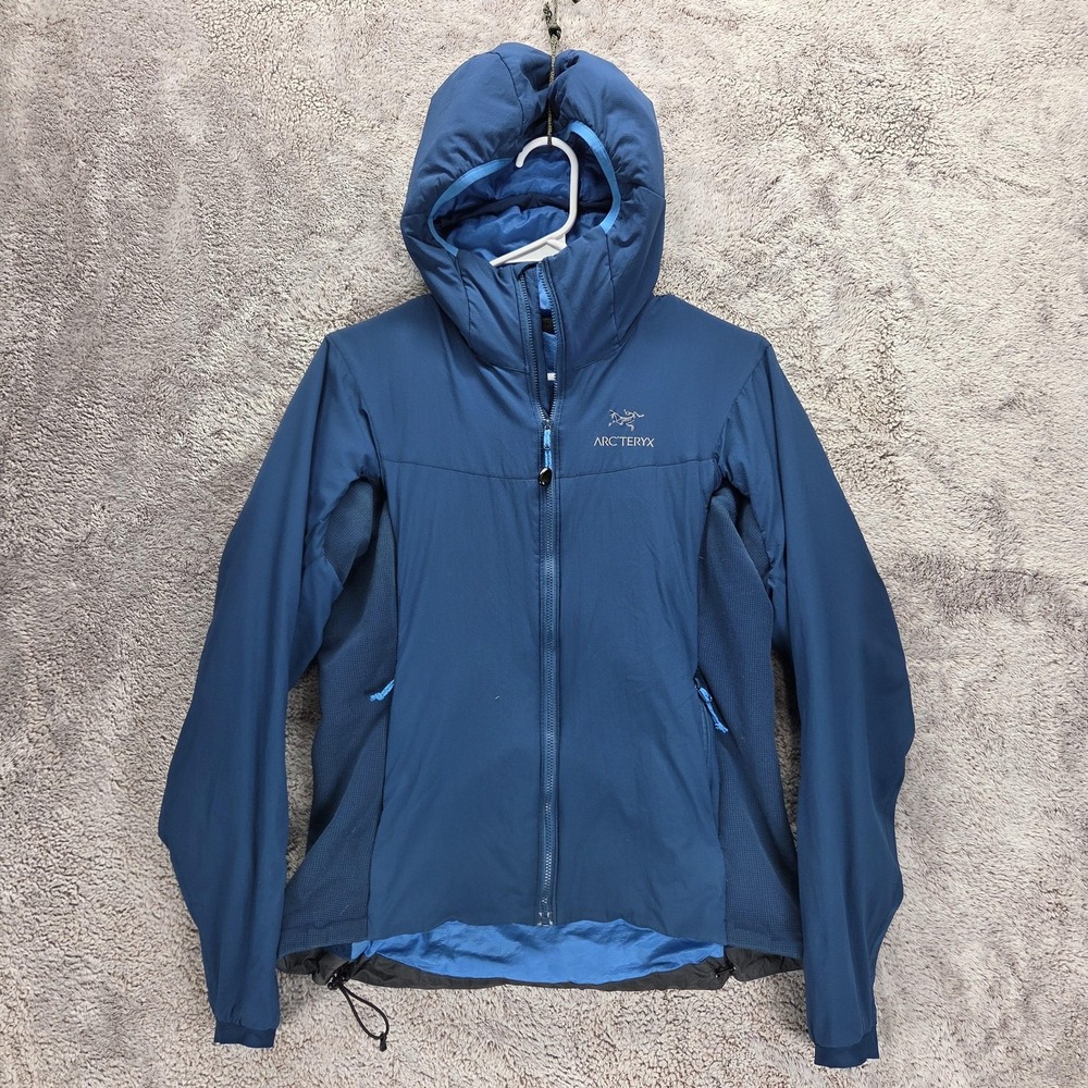 Arc'teryx Jacket Womens Small Blue Atom LT Hoody Insulated Hooded Lightweight